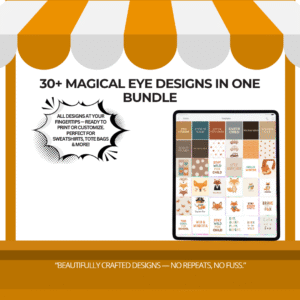 Into the Wild – Fox Story | 30+ Kidswear Digital Prints (Motifs, Patterns & Typography)